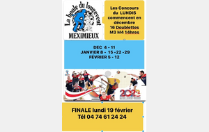 LES CONCOURS DU LUNDIS