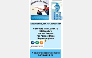 COUCOURS TRIPLE MIXTE MMA - 09/12/2013