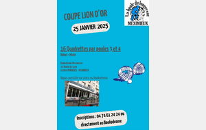 COUPE LION D'OR