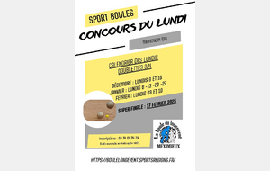 CONCOURS DU LUNDI