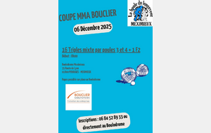 COUPE MMA BOUCLIER : 16 TRIPLES MIXTES